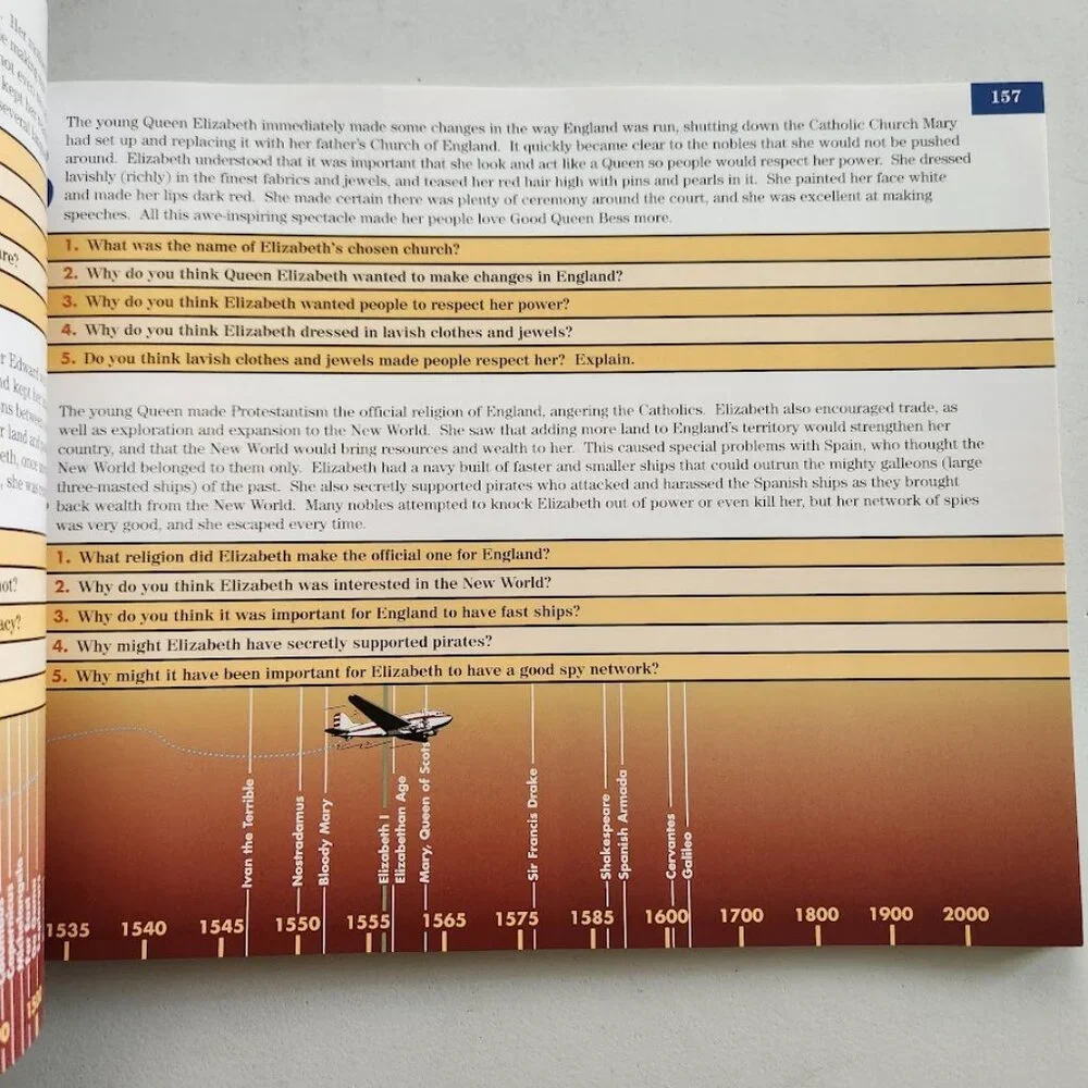 See Time Fly Visualizing and Verbalizing History Stories Book Volume 2 1454 to 1